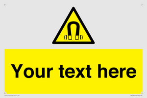 WV5188: Custom Magnetic Field Sign