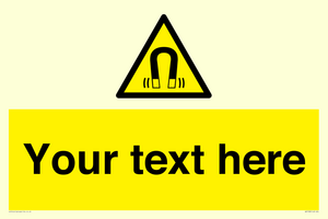 WV5188: Custom Magnetic Field Sign