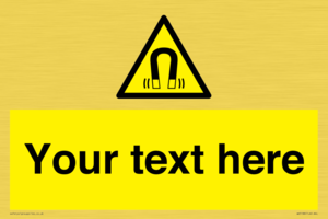 WV5188: Custom Magnetic Field Sign