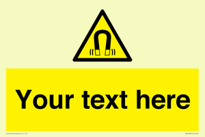 WV5188: Custom Magnetic Field Sign