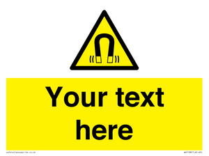 WV5188: Custom Magnetic Field Sign