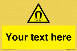 WV5188: Custom Magnetic Field Sign