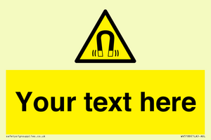 WV5188: Custom Magnetic Field Sign