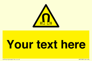 WV5188: Custom Magnetic Field Sign