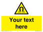 WV5188: Custom Magnetic Field Sign