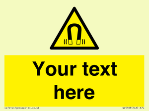 WV5188: Custom Magnetic Field Sign