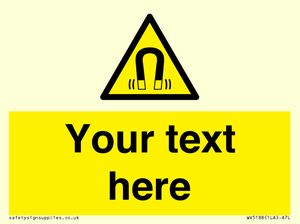 WV5188: Custom Magnetic Field Sign