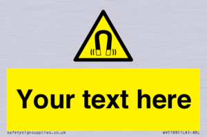 WV5188: Custom Magnetic Field Sign