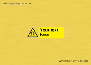 WV5188: Custom Magnetic Field Sign