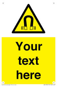 WV5188: Custom Magnetic Field Sign