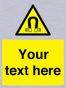 WV5188: Custom Magnetic Field Sign