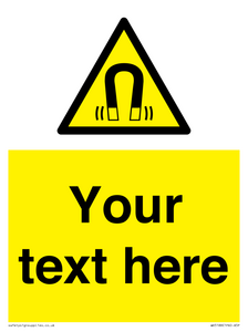 WV5188: Custom Magnetic Field Sign