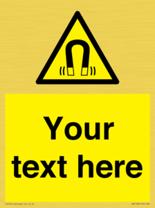 WV5188: Custom Magnetic Field Sign