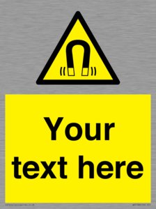 WV5188: Custom Magnetic Field Sign
