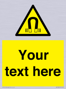 WV5188: Custom Magnetic Field Sign