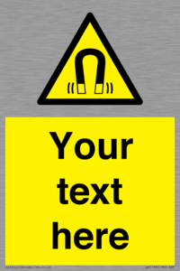 WV5188: Custom Magnetic Field Sign