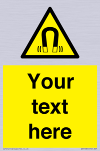 WV5188: Custom Magnetic Field Sign