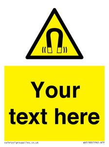 WV5188: Custom Magnetic Field Sign