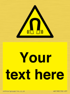 WV5188: Custom Magnetic Field Sign