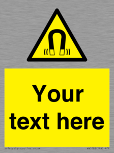 WV5188: Custom Magnetic Field Sign