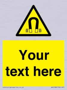 WV5188: Custom Magnetic Field Sign