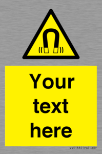 WV5188: Custom Magnetic Field Sign