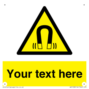 WV5188: Custom Magnetic Field Sign