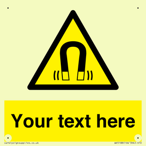 WV5188: Custom Magnetic Field Sign