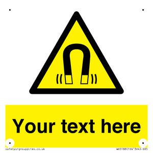 WV5188: Custom Magnetic Field Sign