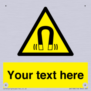 WV5188: Custom Magnetic Field Sign