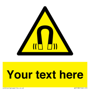 WV5188: Custom Magnetic Field Sign