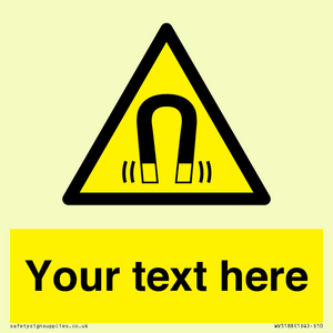 WV5188: Custom Magnetic Field Sign