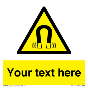 WV5188: Custom Magnetic Field Sign