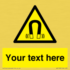 WV5188: Custom Magnetic Field Sign