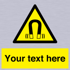 WV5188: Custom Magnetic Field Sign
