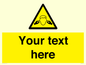 WV5189: Custom Noise Hazard Sign