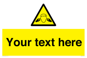 WV5189: Custom Noise Hazard Sign