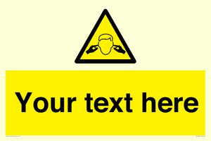 WV5189: Custom Noise Hazard Sign