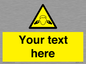 WV5189: Custom Noise Hazard Sign
