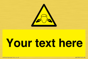 WV5189: Custom Noise Hazard Sign