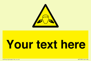 WV5189: Custom Noise Hazard Sign