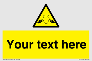 WV5189: Custom Noise Hazard Sign