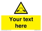 WV5189: Custom Noise Hazard Sign