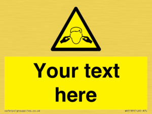 WV5189: Custom Noise Hazard Sign