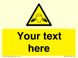 WV5189: Custom Noise Hazard Sign