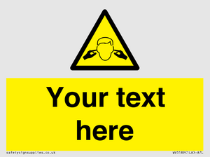 WV5189: Custom Noise Hazard Sign