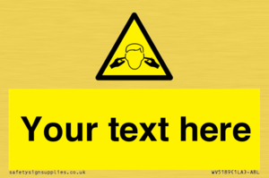 WV5189: Custom Noise Hazard Sign