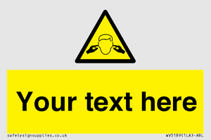 WV5189: Custom Noise Hazard Sign