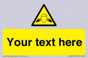 WV5189: Custom Noise Hazard Sign