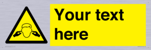 WV5189: Custom Noise Hazard Sign